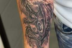 Flame-dragon-tattoo