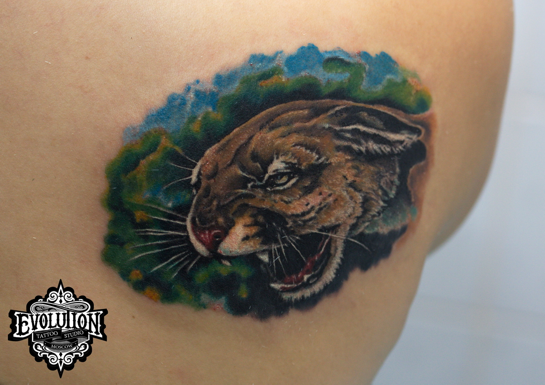 Tattoo-wild-cat