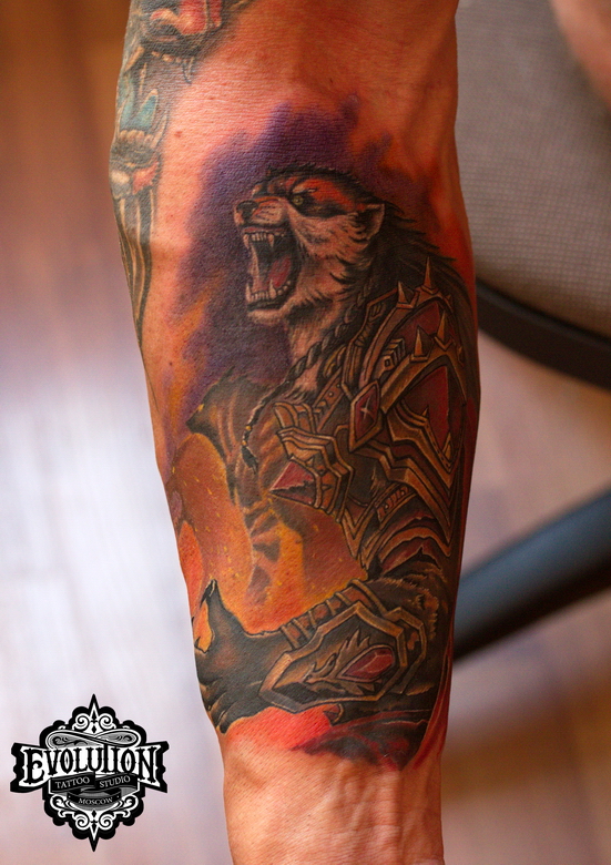 Tiger-wolf-tattoo