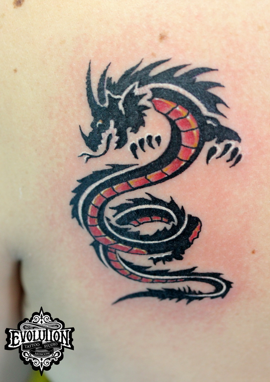 Tribe-tattoo-dragon