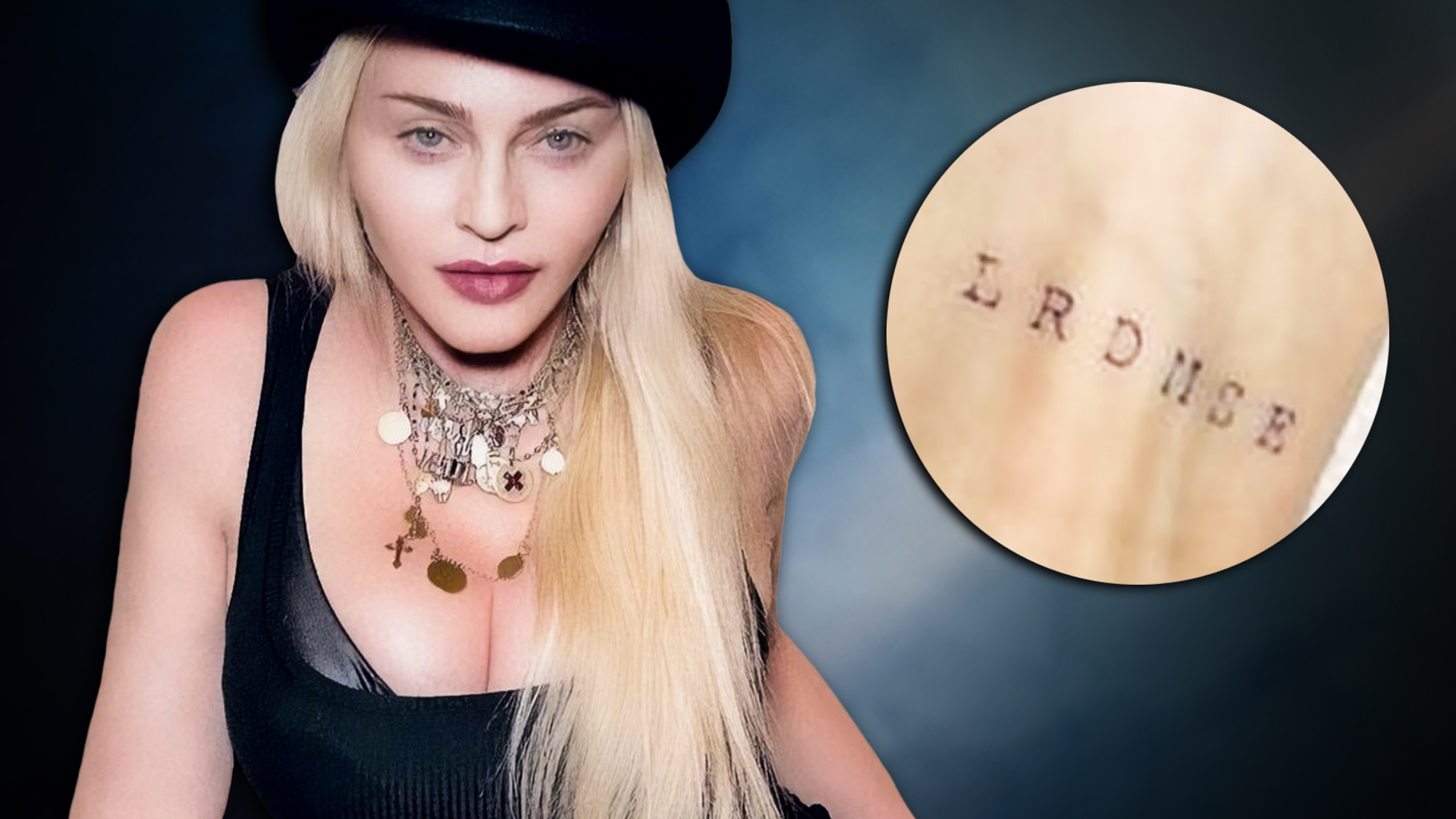 Мадонна сделала свою первую татуировку